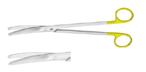 TC МАЙО ДИСЕКЦ. НОЖИЦІ З ВИГН. ЛЕЗОМ 230MM